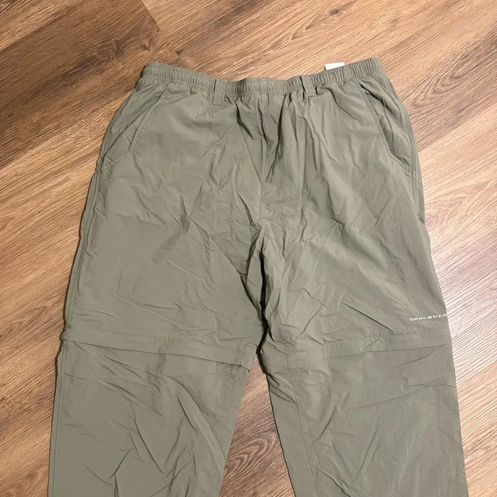 Columbia PFG Backcast Convertible Pants outdoors hiking fishing size XL 32 long‎